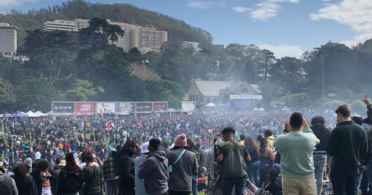 Hippie Hill 420 cannabis event San Francisco