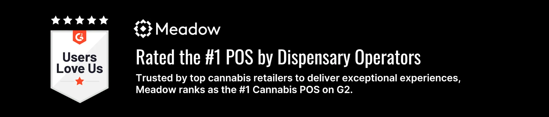 Meadow: Rated the #1 POS by Dispensary Operators