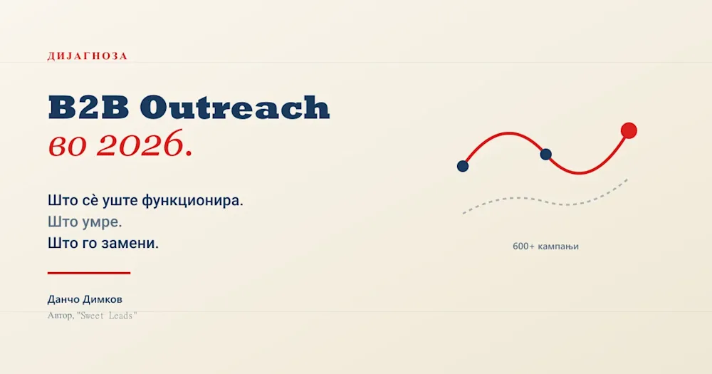 B2B Outreach во 2026 - што функционира и што умре