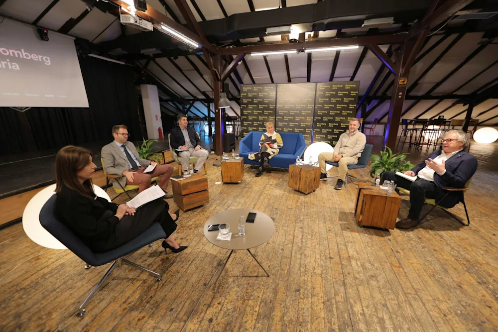 The financial management panel at Bloomberg Adria's Not So Small Talk round table in Skopje