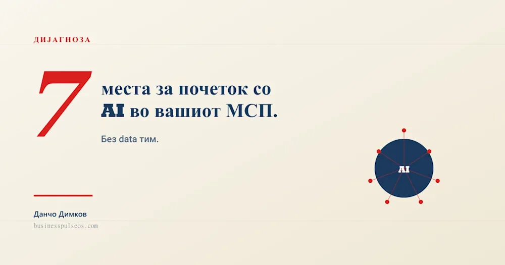 AI за МСП - 7 места за почеток