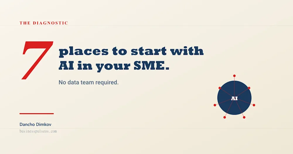 AI for SMEs - 7 places to start cover