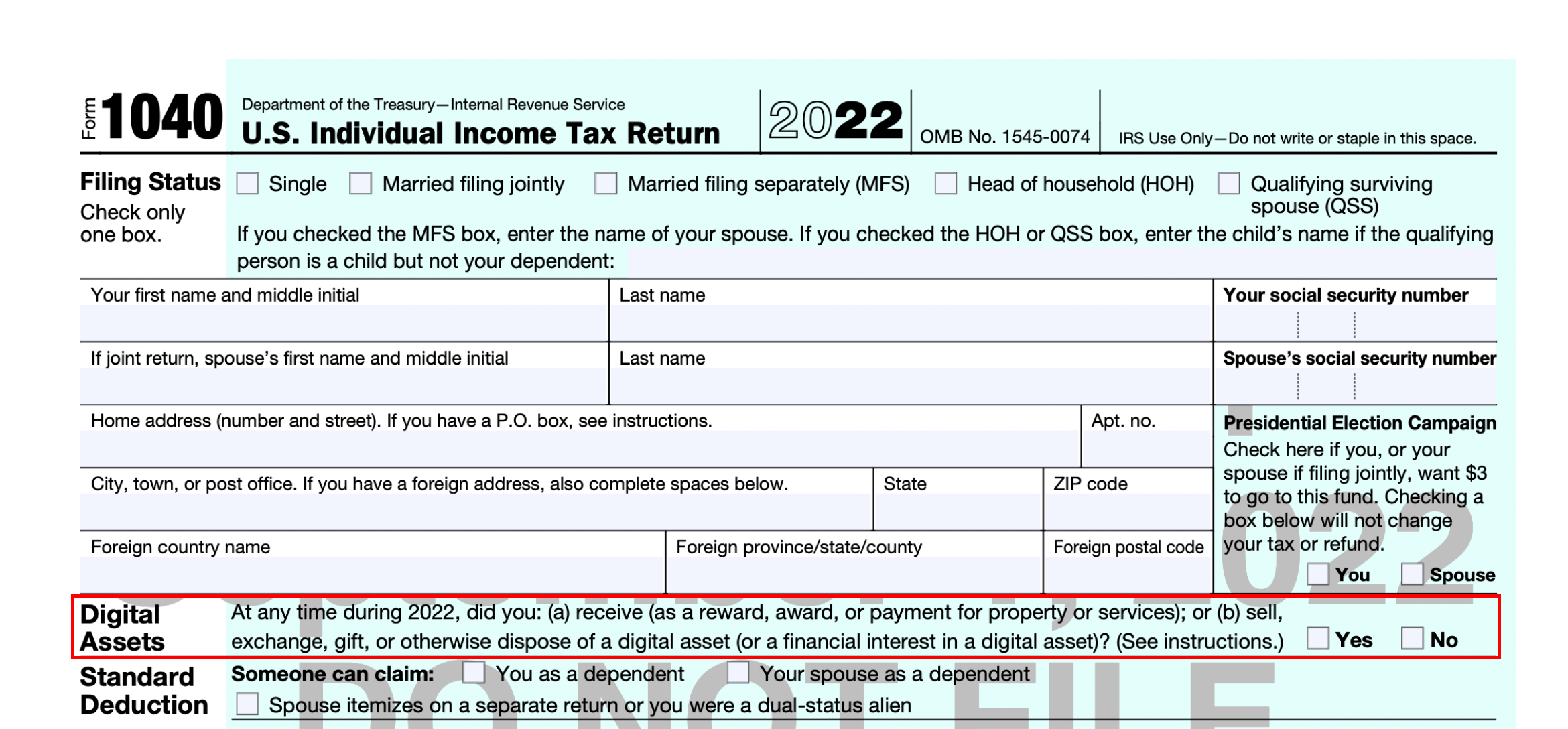 From “Virtual Currency” To “Digital Assets” On The IRS Form 1040 - TaxBit