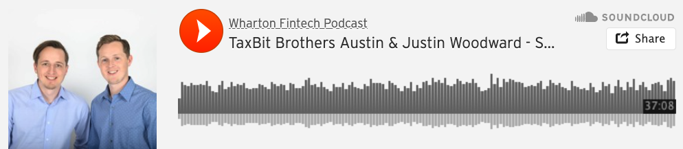 Wharton Fintech Podcast with TaxBit