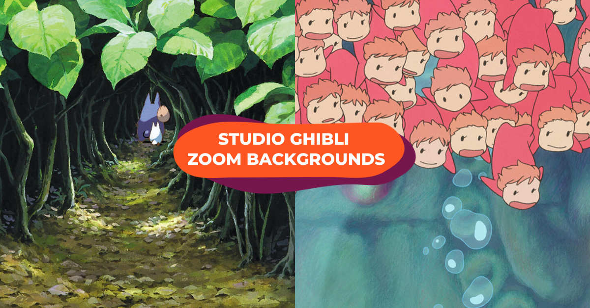 Studio Ghibli Zoom Backgrounds