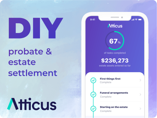 Atticus DIY Probate & Estate Settlement App Image