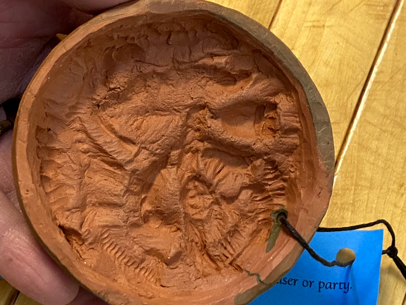 Original Art - Artist Made Bread Poppy Flower Cookie Press – Hand Sculpted - Image 3