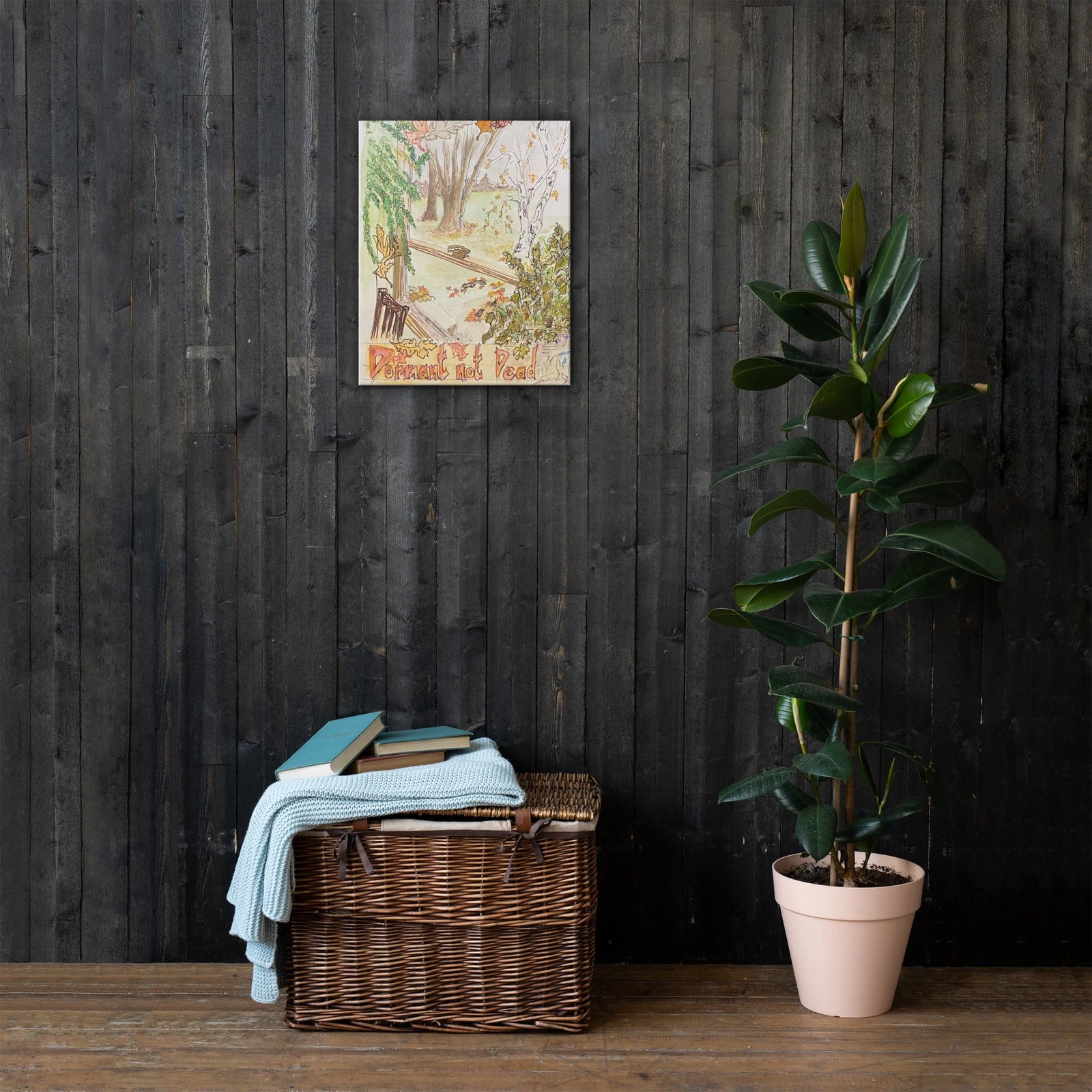 Autumn Transition Landscape Print – “Dormant Not Dead” Nature Art - Image 2