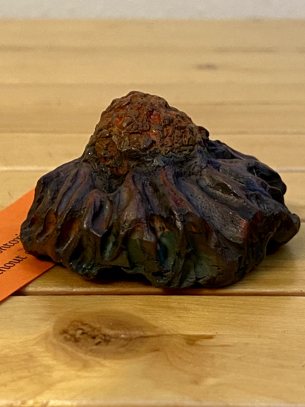 Small Echinacea Flower Cookie Press – Hand Sculpted Terracotta - Image 3