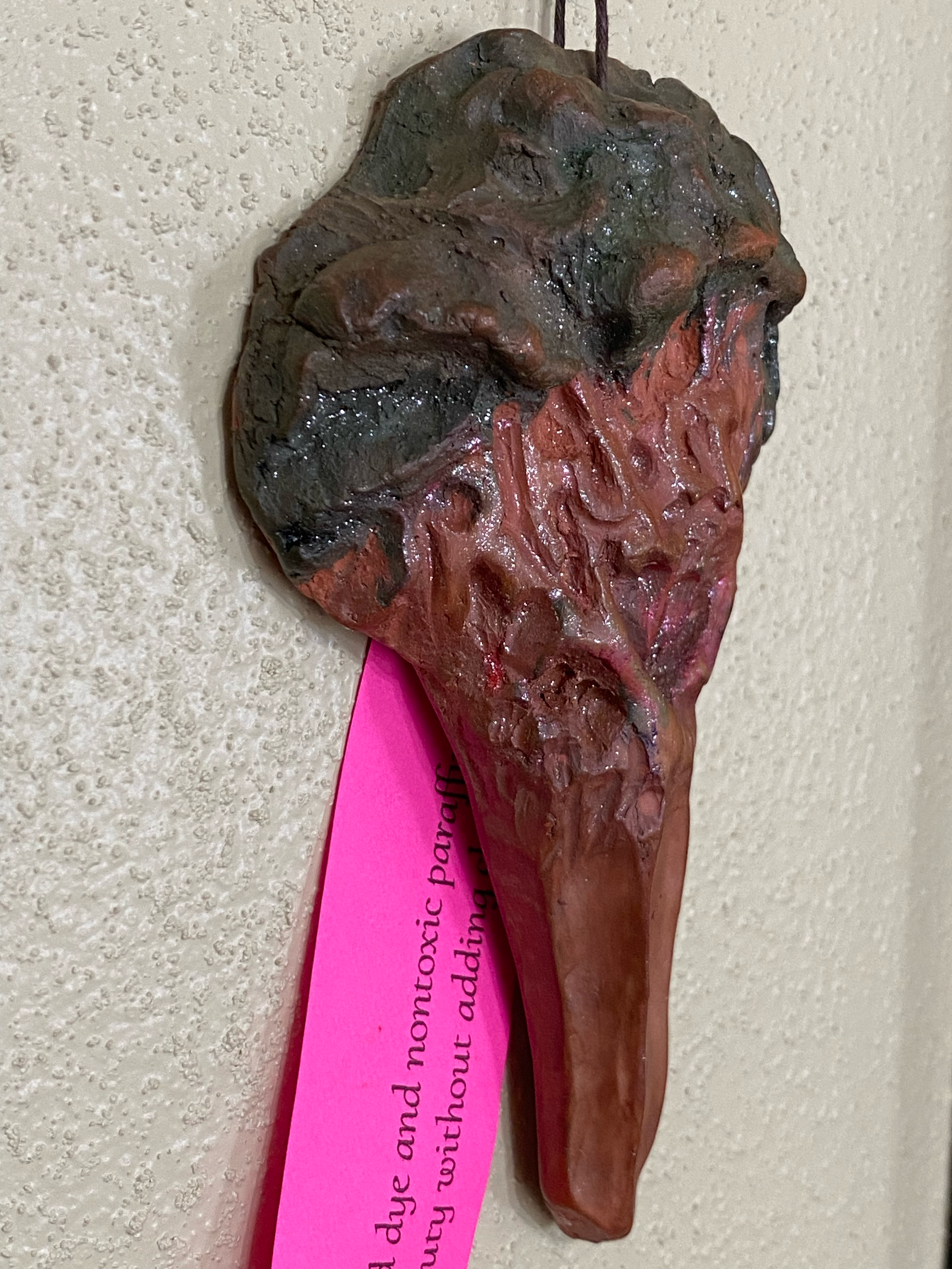 Terracotta Rhubarb Garden Stake