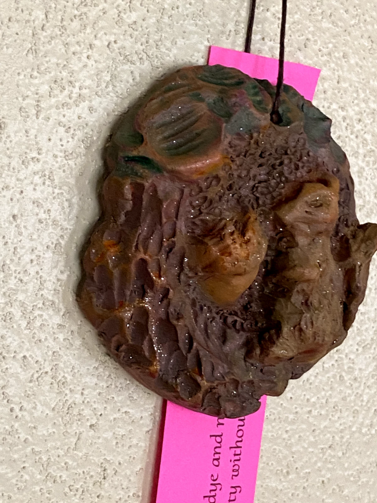 Hand Sculpted Squirrel Ornament – Fired Terracotta Tree Decor - Image 2