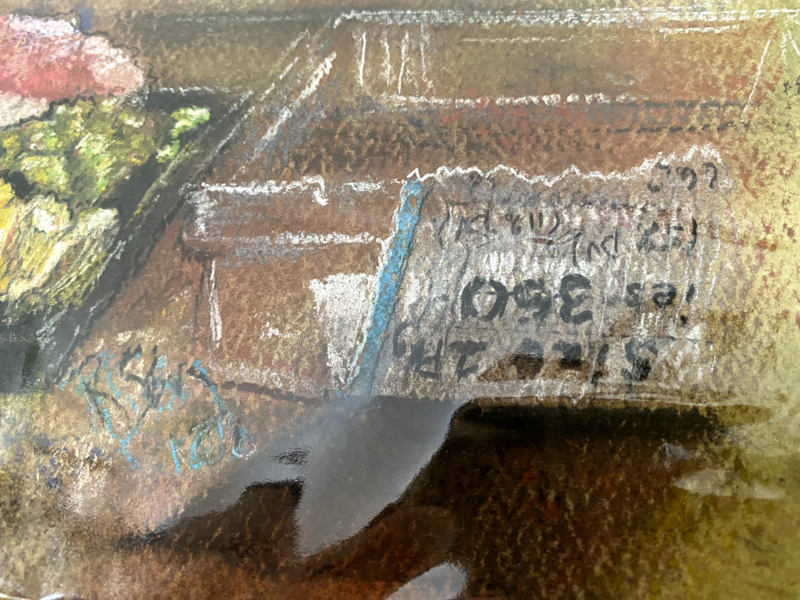 Original Pastel Sushi Still Life – Piggly Wiggly Wisconsin Art - Image 3