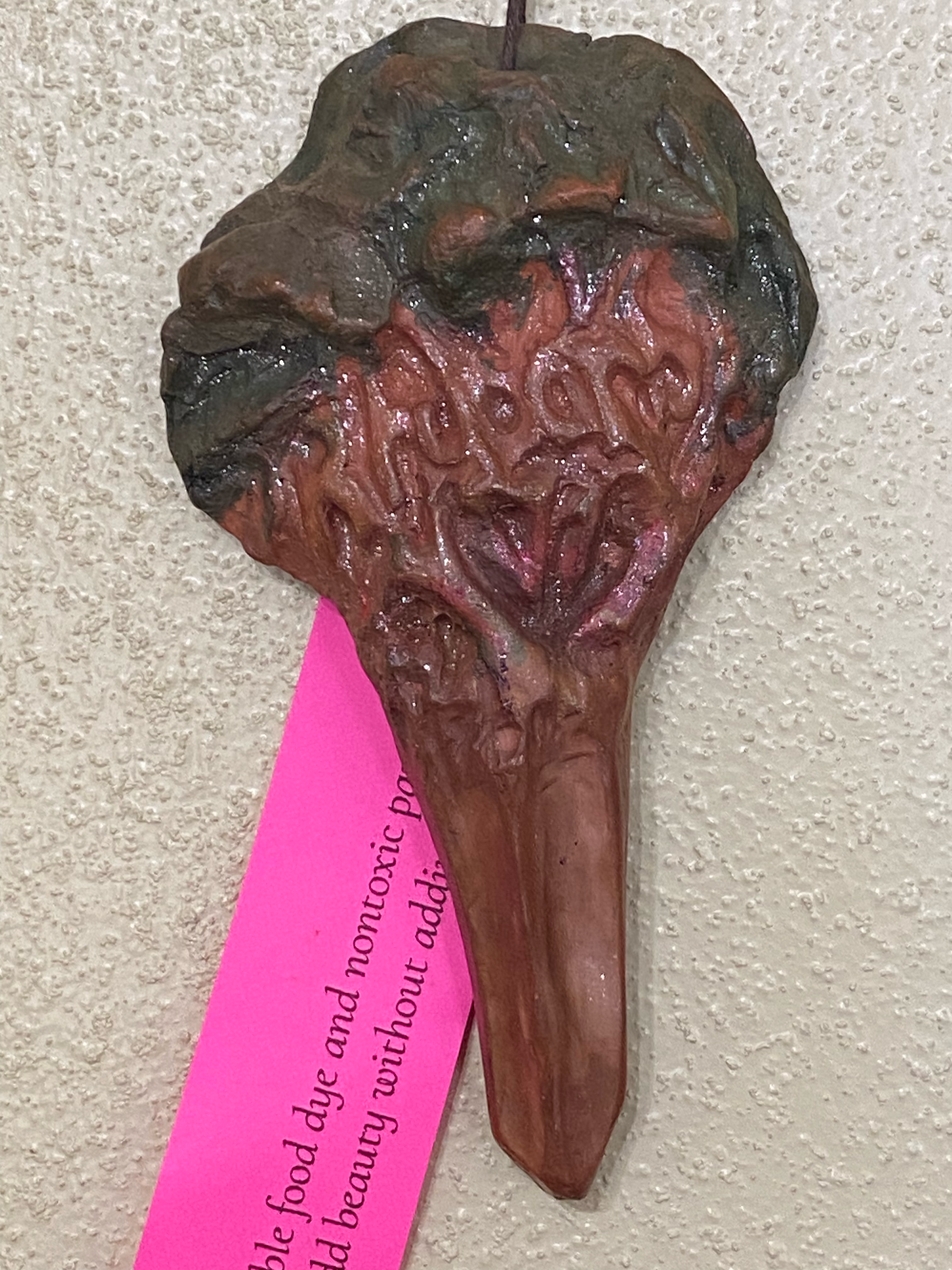 Terracotta Rhubarb Garden Stake - Image 3