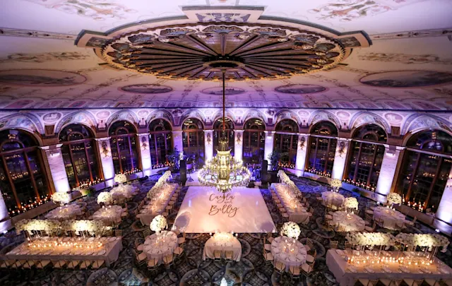 Wedding ceremony in The Circle Ballroom at The Breakers Palm Beach