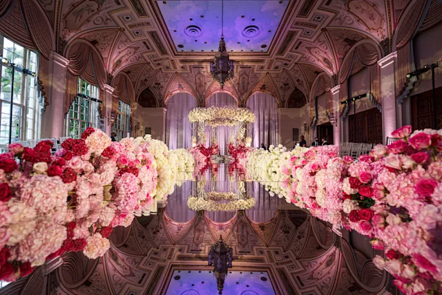 Wedding ceremony in the Mediterranean Ballroom at The Breakers Palm Beach