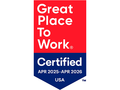 Great Place To Work Certified, April 2025 to April 2026, USA