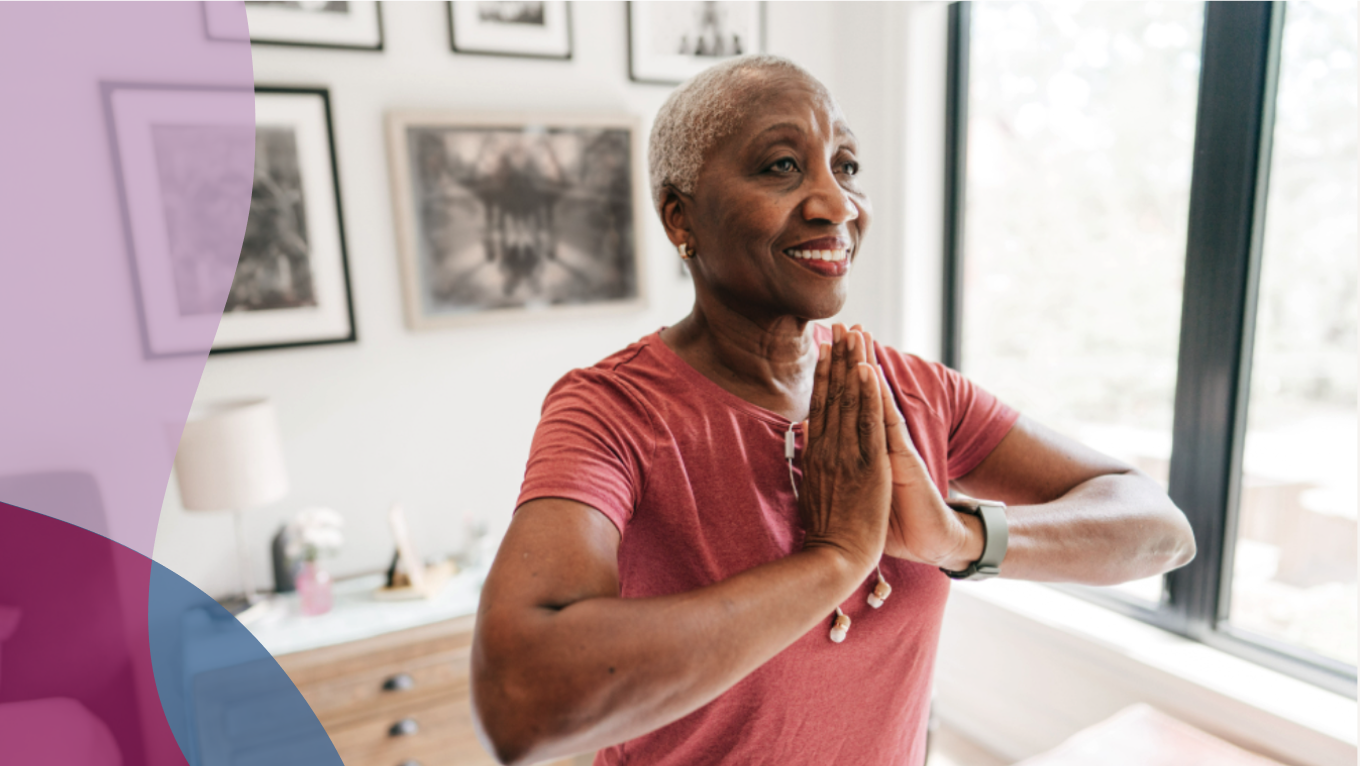 Woman doing yoga