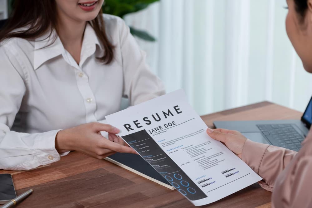 ตัวอย่าง Resume