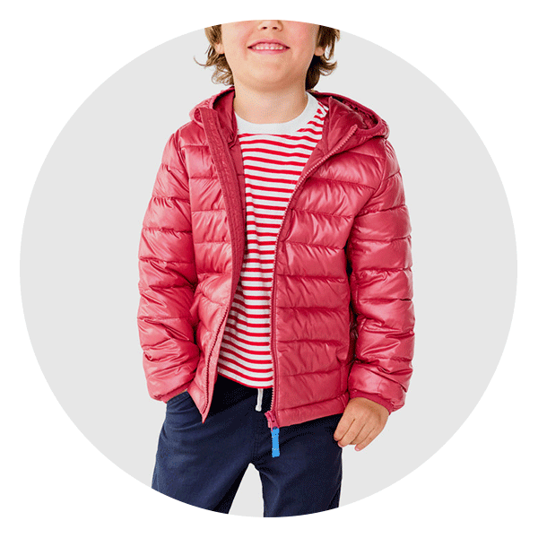 Kids lightweight puffer jacket