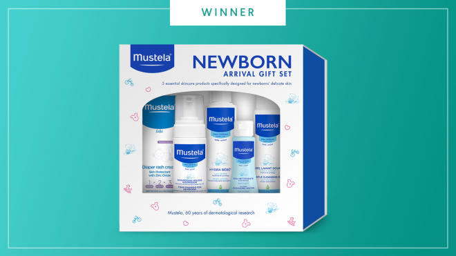 Mustela Newborn Gift Set wins the 2017 Best of Baby Award from The Bump