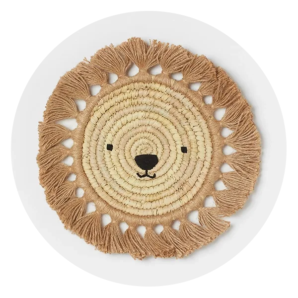 Lion Braided Wall Decoration 