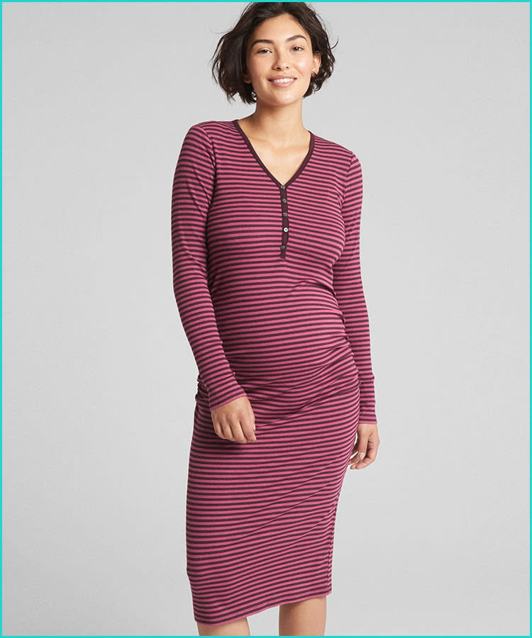 24 Fall & Winter Maternity Dresses to Buy Now