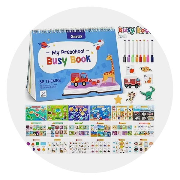 URMYWO Preschool Montessori Busy Book