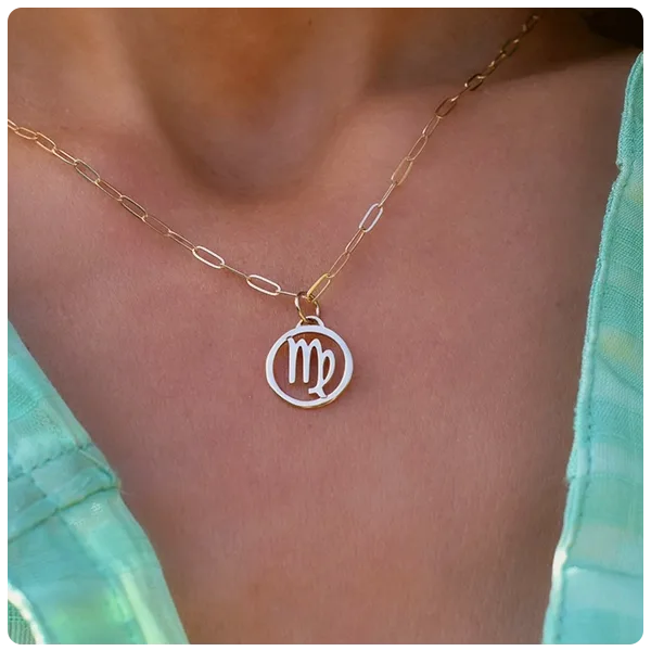 Haverhill Zodiac Pendant in 14k Gold