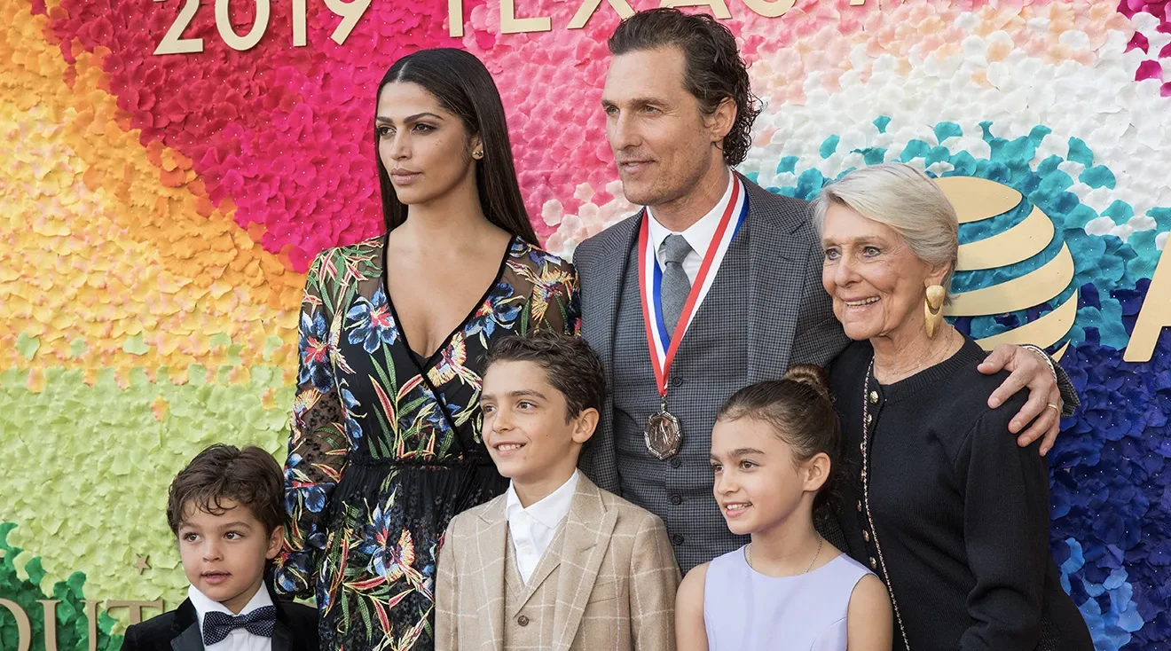 Matthew McConaughey and family attend the 2019 Texas Medal Of Arts Awards at the Long Center for the Performing Arts on February 27, 2019 in Austin, Texas.