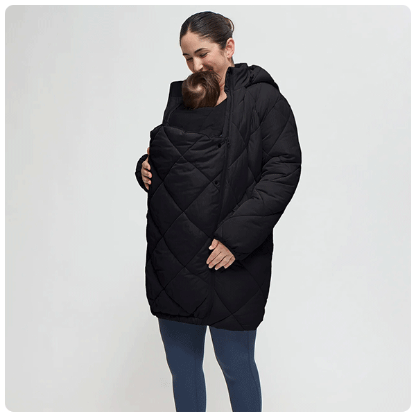 Ingrid + Isabel Quilted Longline Maternity and Postpartum Puffer Jacket
