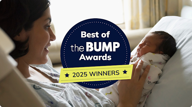 mother with newborn baby in hospital, best of the bump awards 2025