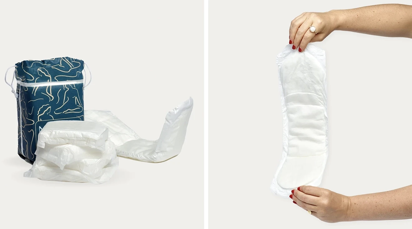 best postpartum pads and underwear