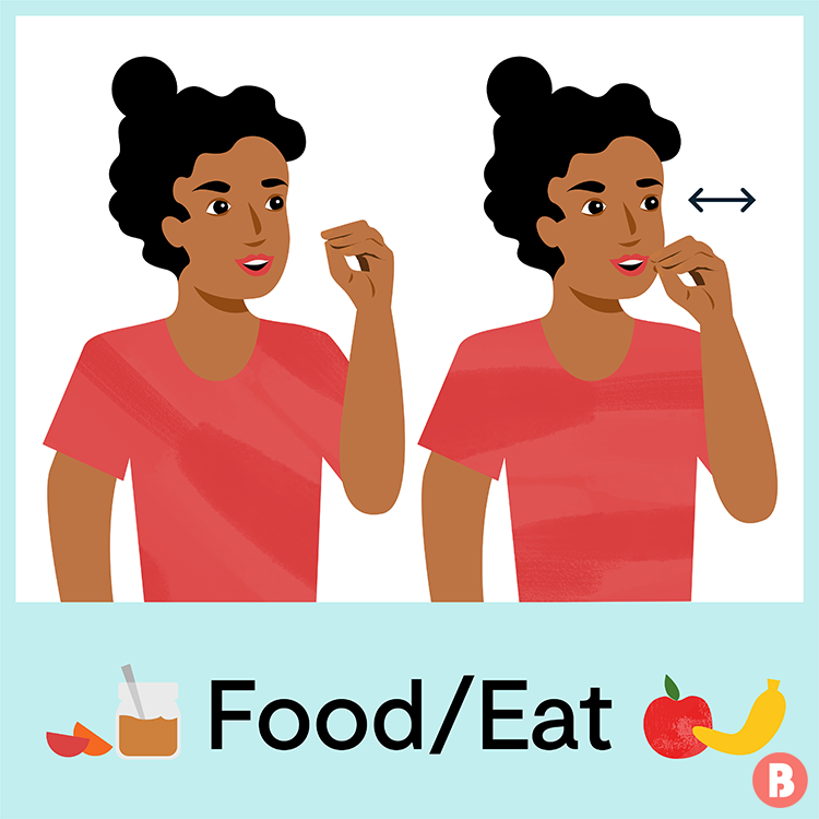 How To Teach Baby Sign Language 25 Baby Signs To Know   Baby Sign Food Eat 750x750 