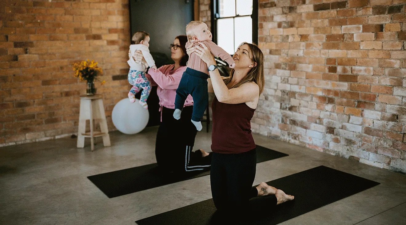 baby yoga poses