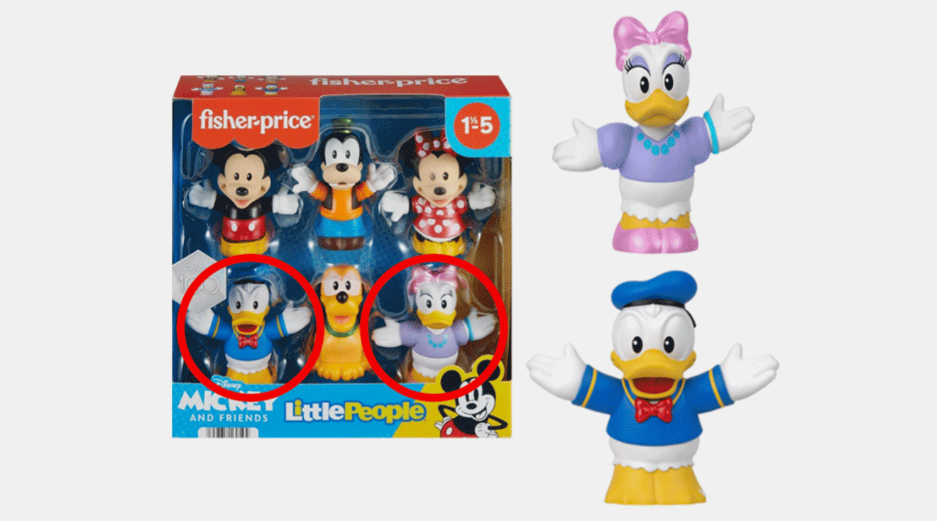 Fisher Price Little People Mickey and Friends Figures recall due to choking hazard