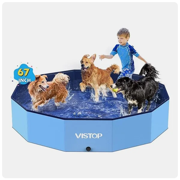 VISTOP Hard Plastic Shell Portable Swimming Pool