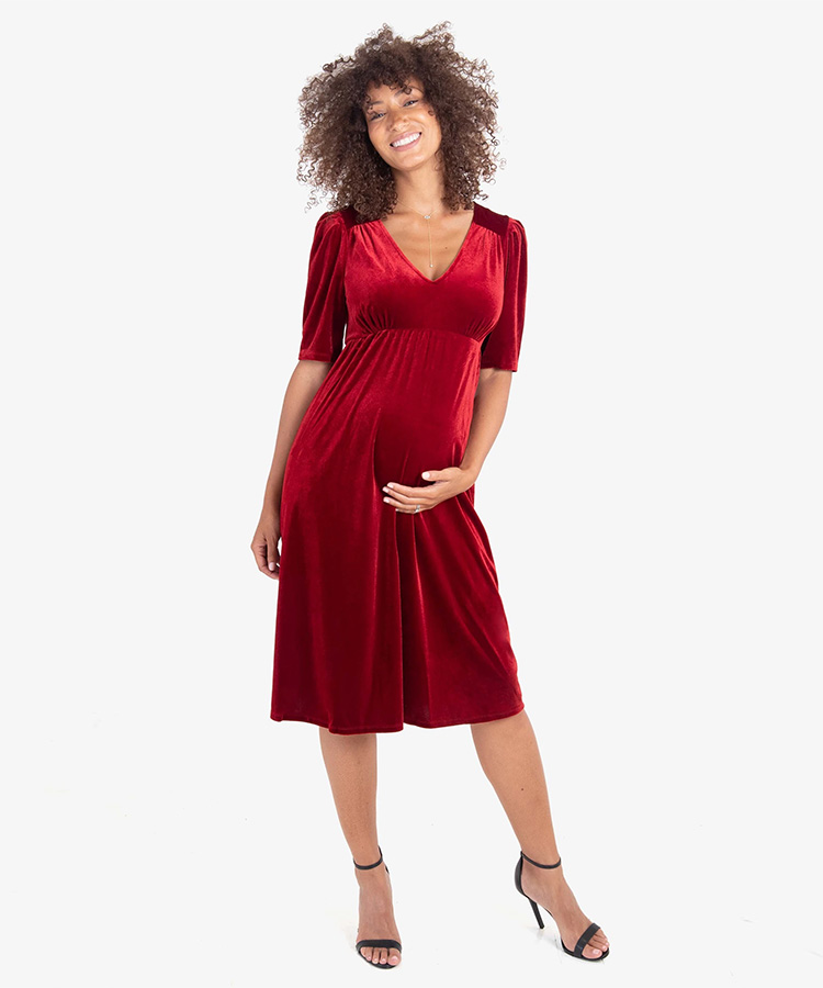 maternity dresses for winter wedding