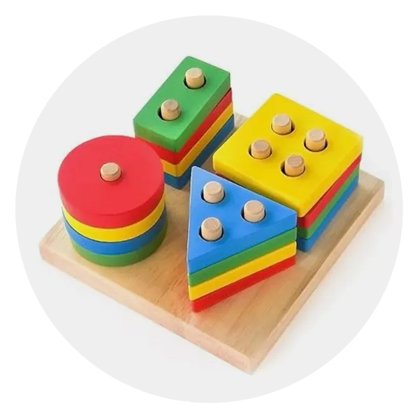 Boxiki Kids Wooden Stacking Toy