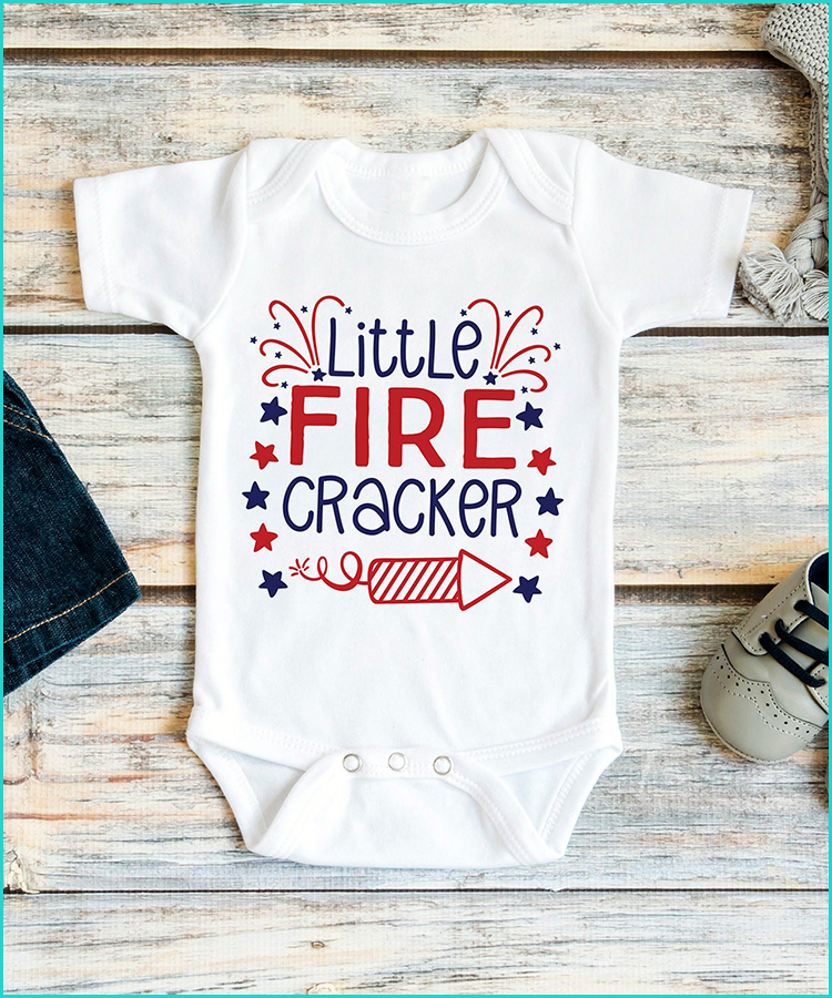 newborn baby girl 4th of july outfit