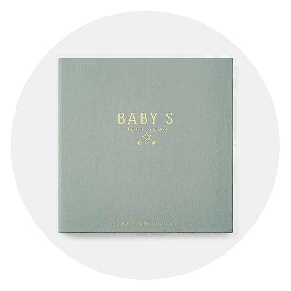 The Short Years Baby Book: Personalized Memory Book of Baby's First Year