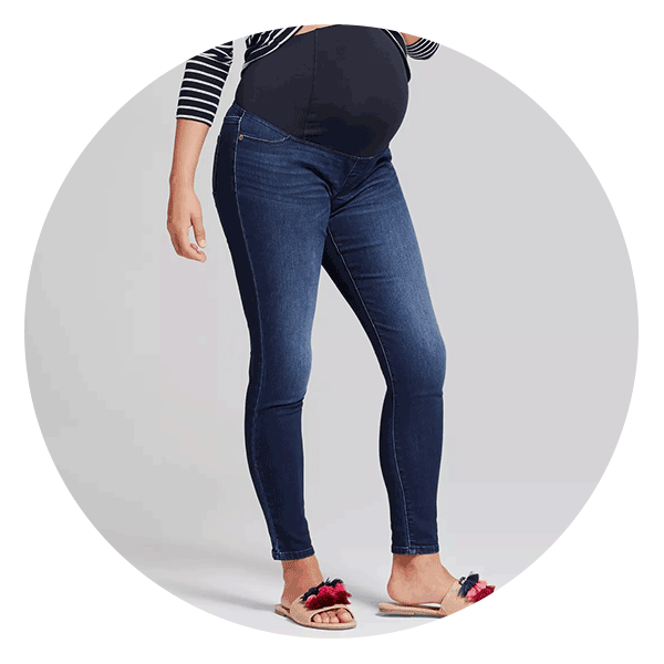 Under Belly 90's Straight Maternity Pants - Isabel Maternity by Ingrid &  Isabel