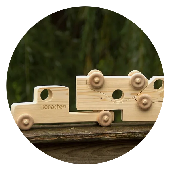 Wooden Toy Car - Bunny - Personalized - Handmade Montessori Toy - Handmade Wooden  Toys and Puzzles for Children – Little Wooden Wonders