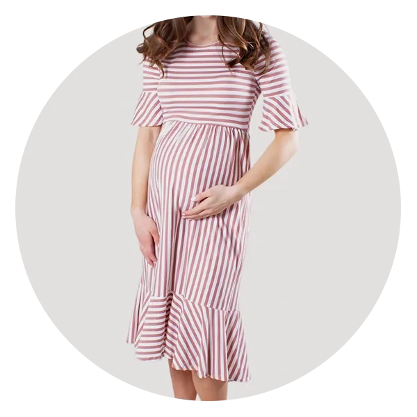 Open Front Maternity Gowns - Sexy Mama Maternity