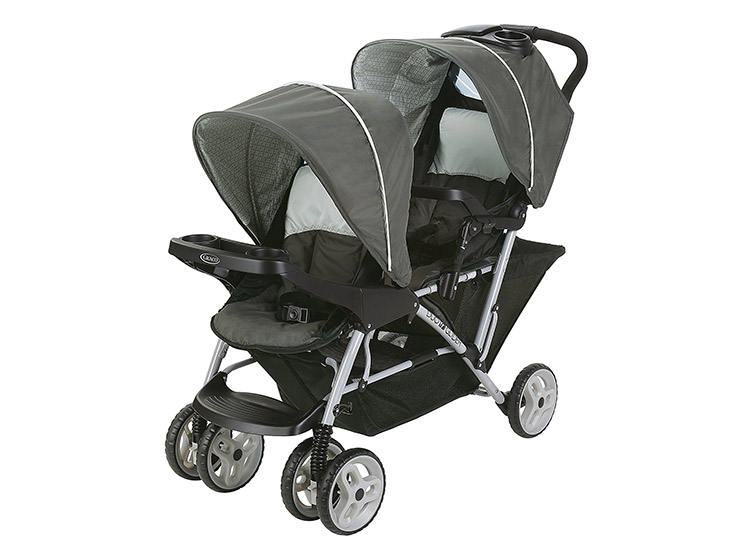 two up double pram