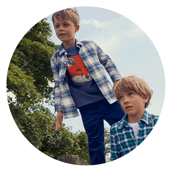 Fox Appliqué Cotton Top