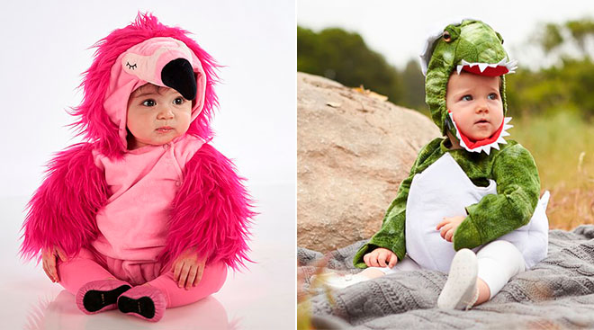 babies in halloween costumes