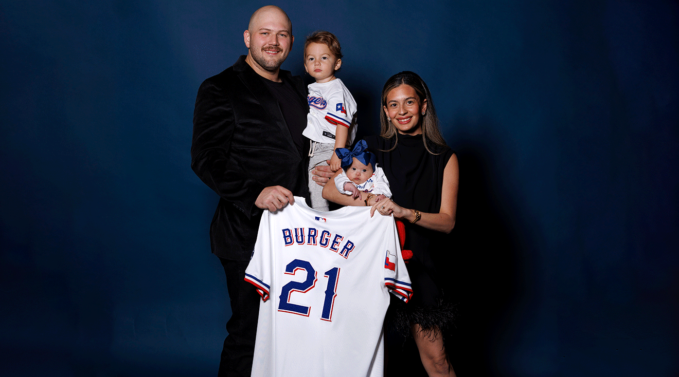 jake burger changes jersey number to 21 for daughter with down syndrome