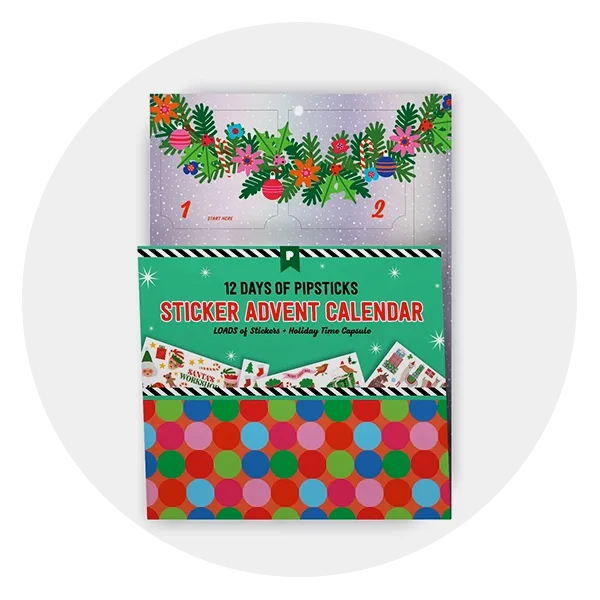 Merry Christmas Sticker Advent Calendar