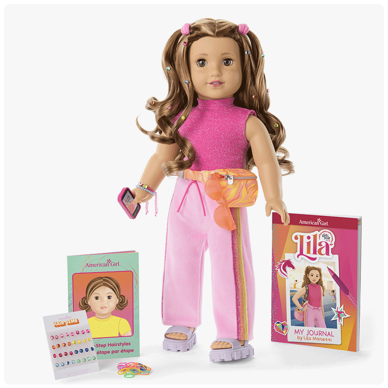  Sparkling Success: 2024 American Doll Girl Pink