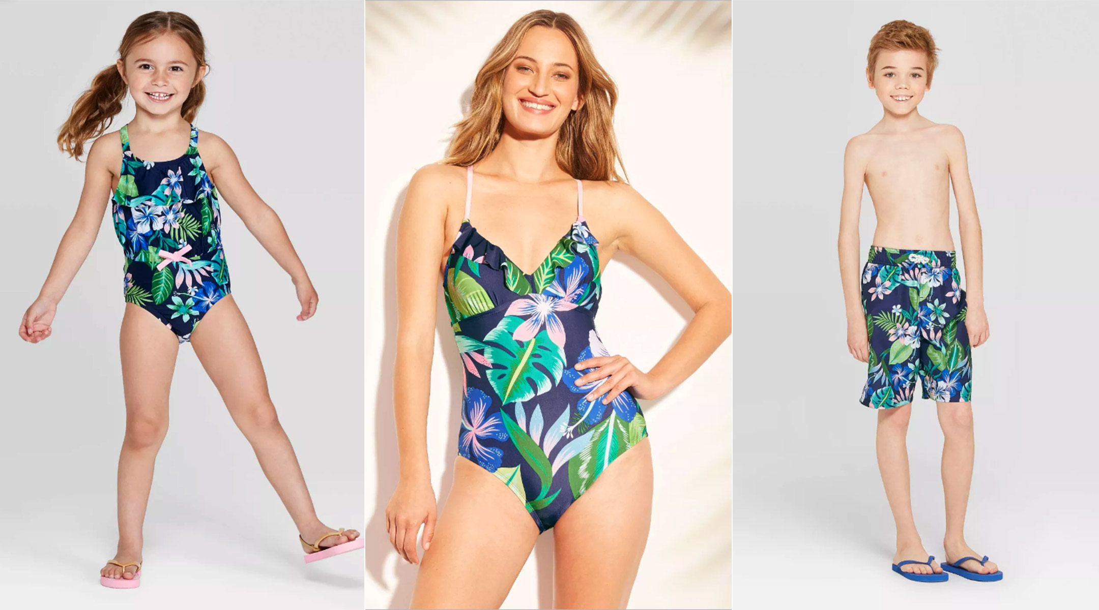 target releases matching family swimsuits